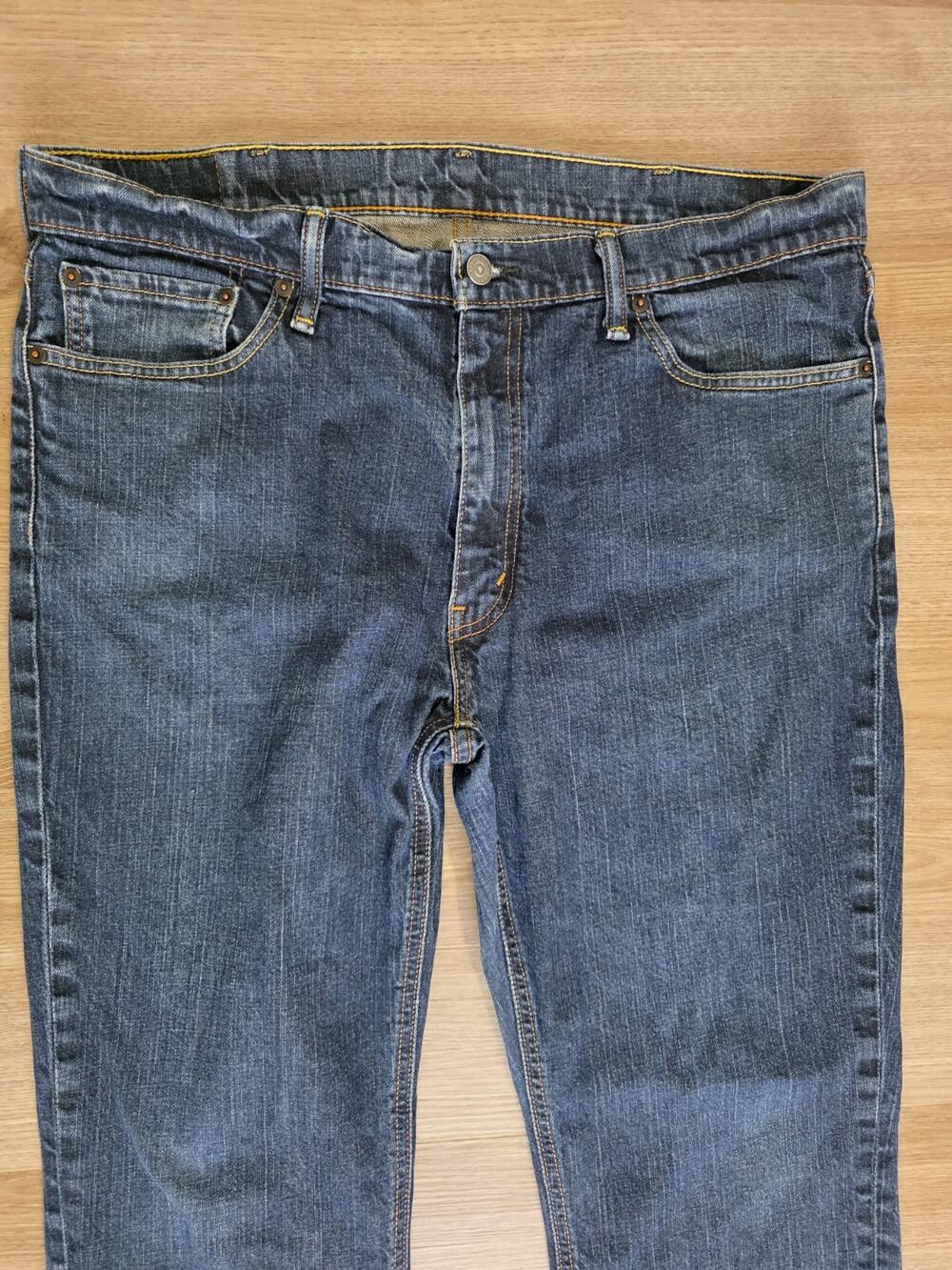 Levi's 541 Athletic Fit Jeans Men's 38x32 Dark Wash Tapered Stretch Denim